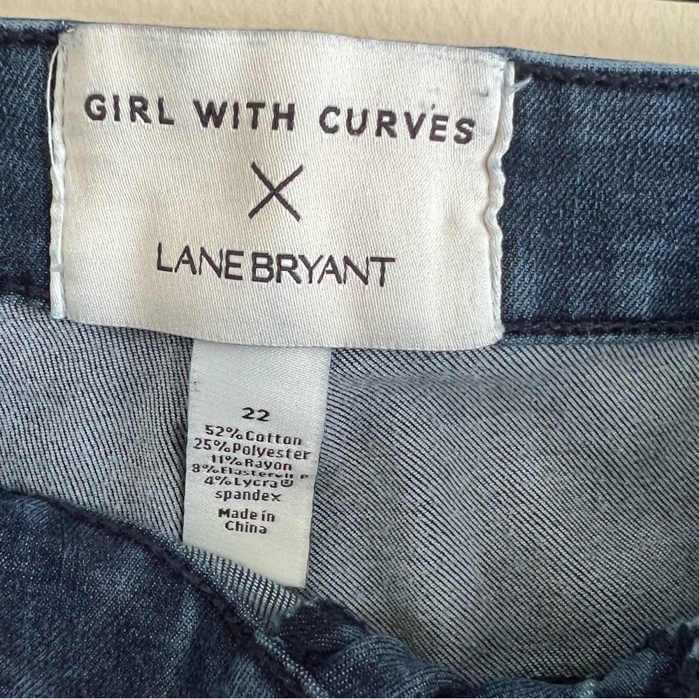 Lane Bryant x Girl with Curves High Rise Skinny Jeans Size 22 - Picture 5 of 6